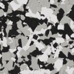 Domino decorative flake color sample