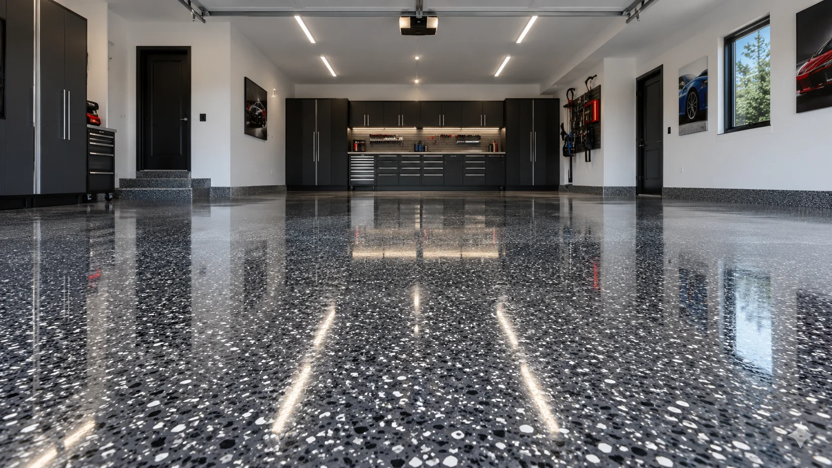 garage floors after coating